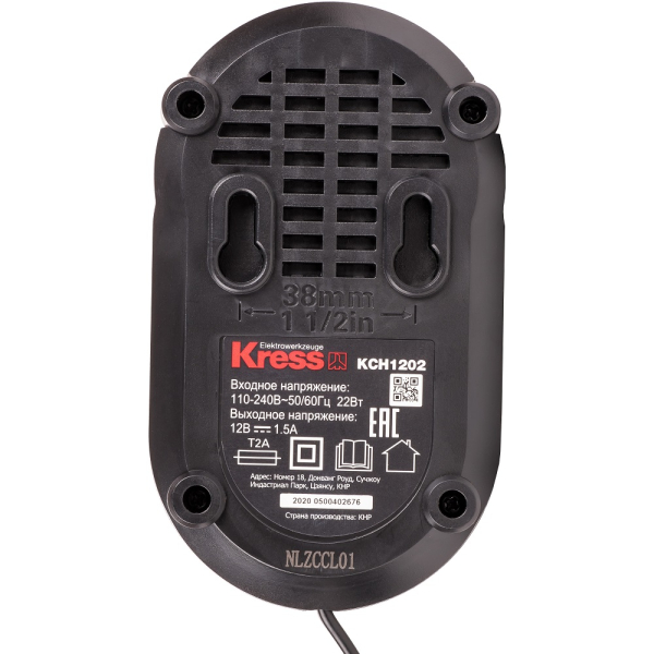 Зарядное устройство KRESS KCH1202 12V 1,5А