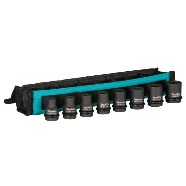 Набор торцевых головок Makita 1/2" (8 шт.)   E-02989
