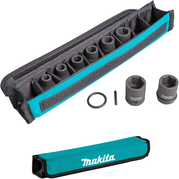 Набор торцевых головок Makita 1/2" (8 шт.)   E-02989