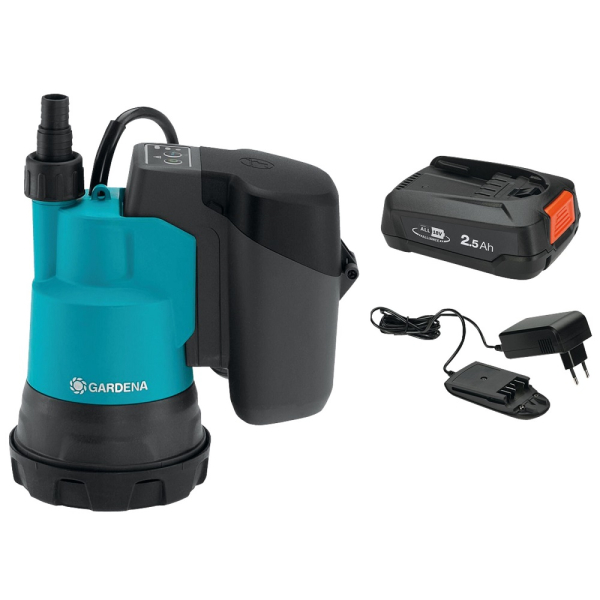 Насос дренажный Gardena для чистой воды акк. 2000/2 18V   14600-20.000.00