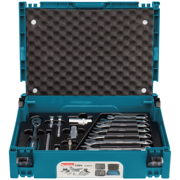 Набор бит, ключей и головок Makita 120 предметов   E-08713