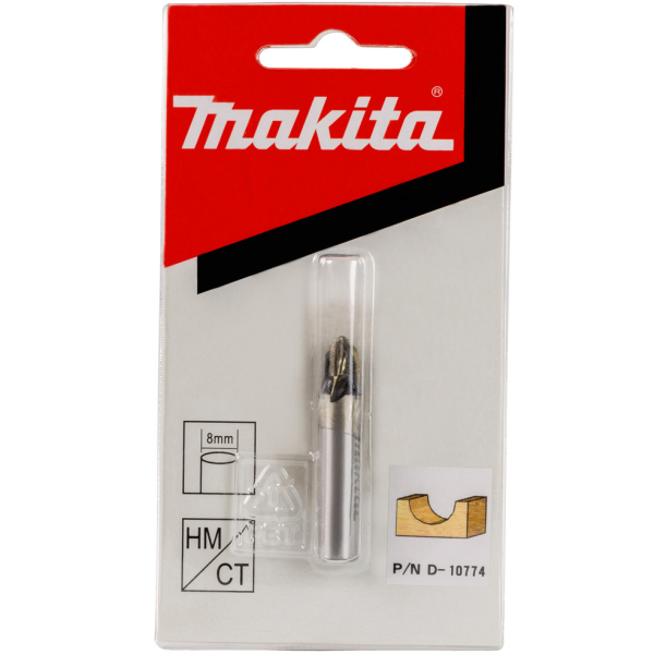 Фреза Makita пазовая галтельная 3R 6*6*8*32*2Т   D-10774