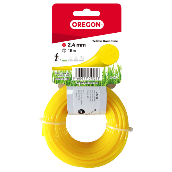 Леска Oregon Yellow Round 2,4*15 м     69-362-Y