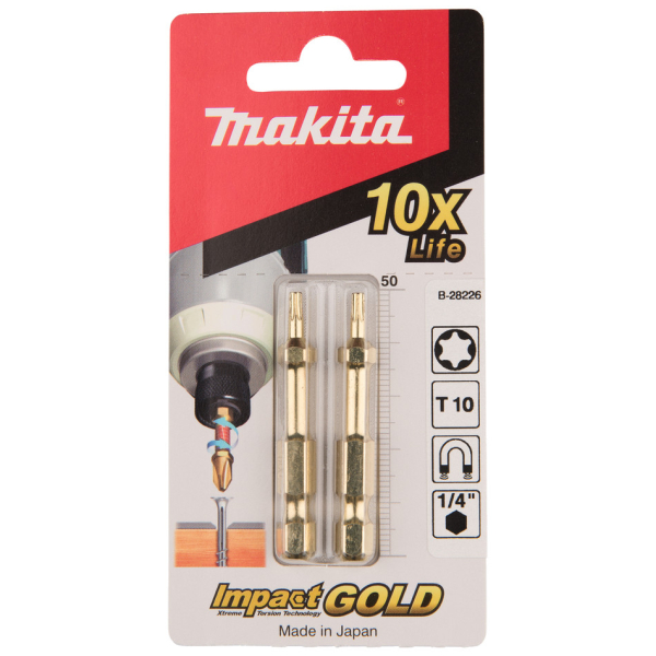 Бита Makita Impact T10-50 мм  2 шт   B-28226