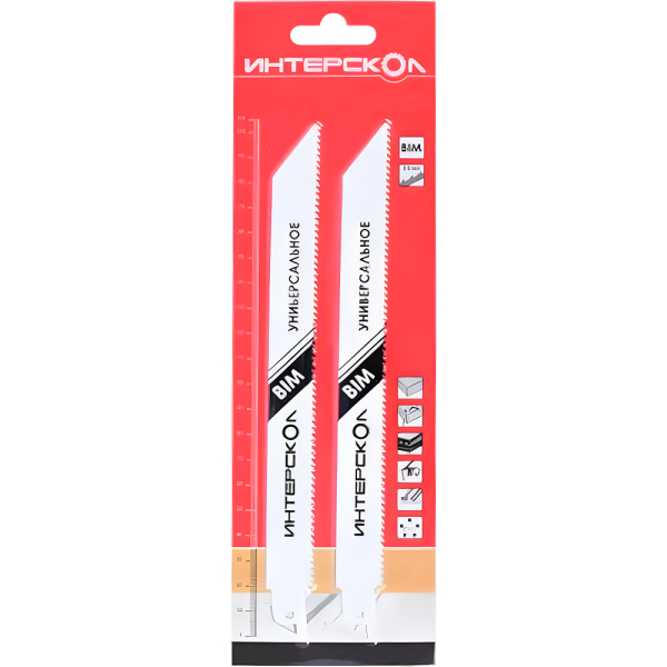 Полотно ножовочное Интерскол универсальное 204*182*2,5 мм