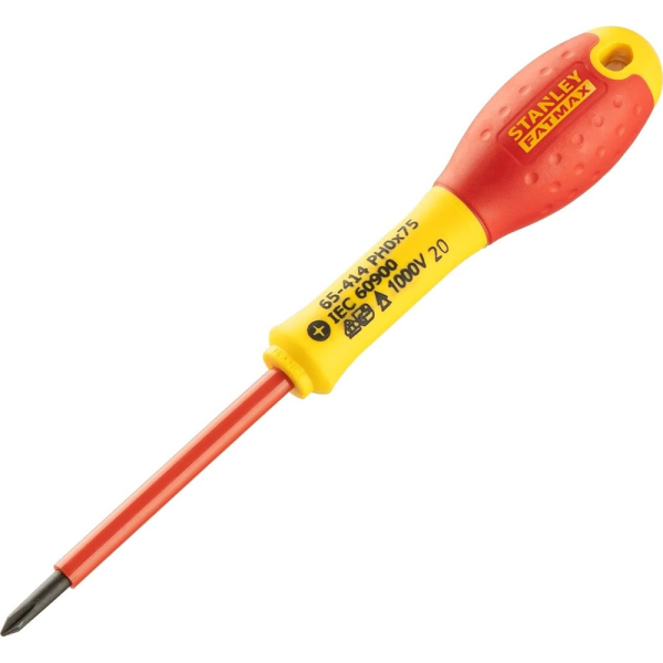 Отвертка электрика STANLEY FATMAX 1000B шлиц Phillips 0x75мм     0-65-414