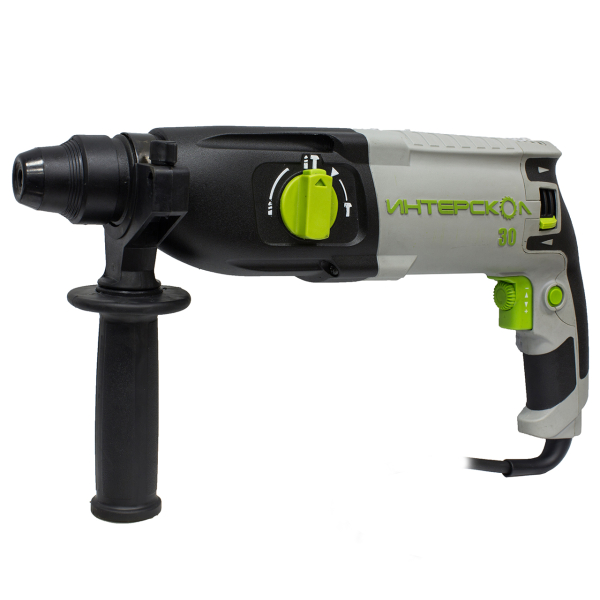 Перфоратор Интерскол П-30/900 ЭР кейс ДМ зеленый