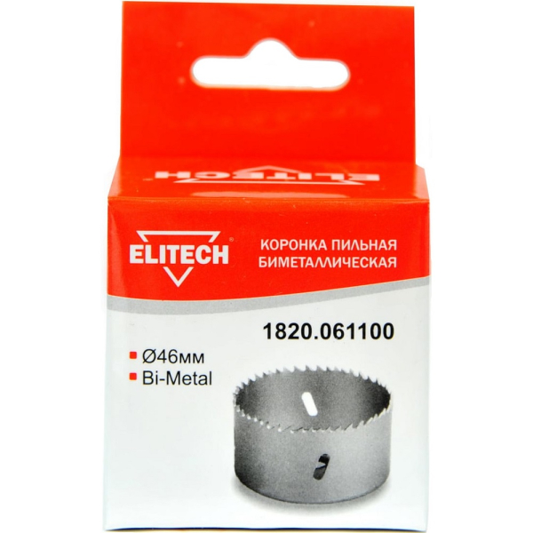 Цифенбор биметаллический ELITECH 46 мм   1820.061100