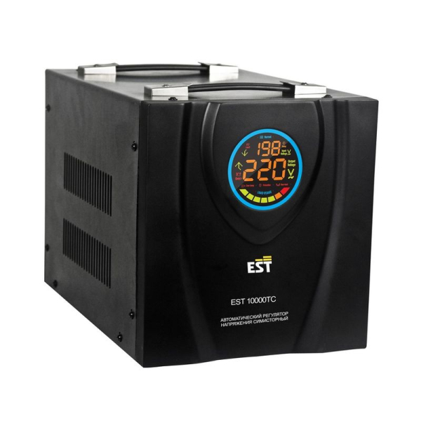 Стабилизатор напряжения EST 10000 TC симисторный переносной