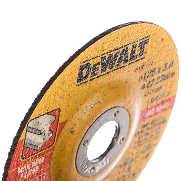 Диск абразивный DEWALT 125*3,0*22.2 металл DT 43911