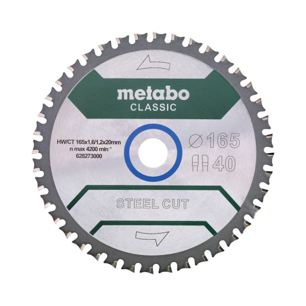 Диск пильный Metabo 165*20*40
