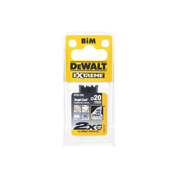 Цифенбор с карбидным покрытием DEWALT DT 8120 L 20*37 мм