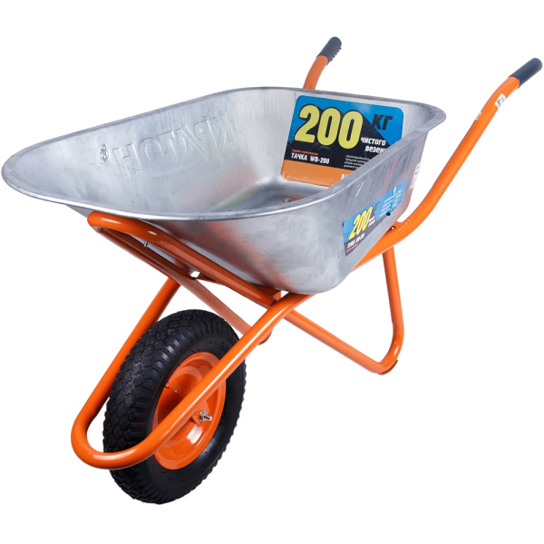 Тачка строительная КРАТОН WB-200 1 колесо   5 06 01 024