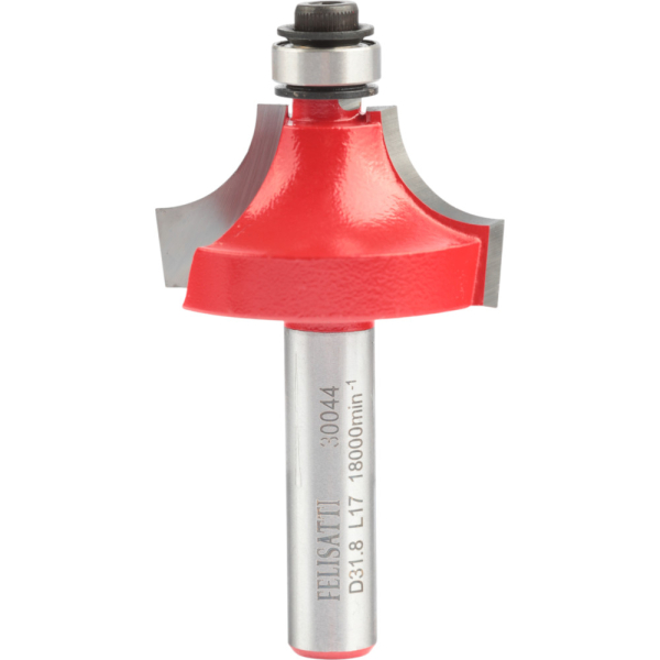 Фреза кромочная калевочная FELISATTI 31.8х17мм R9.5 хвостовик 8мм   30044