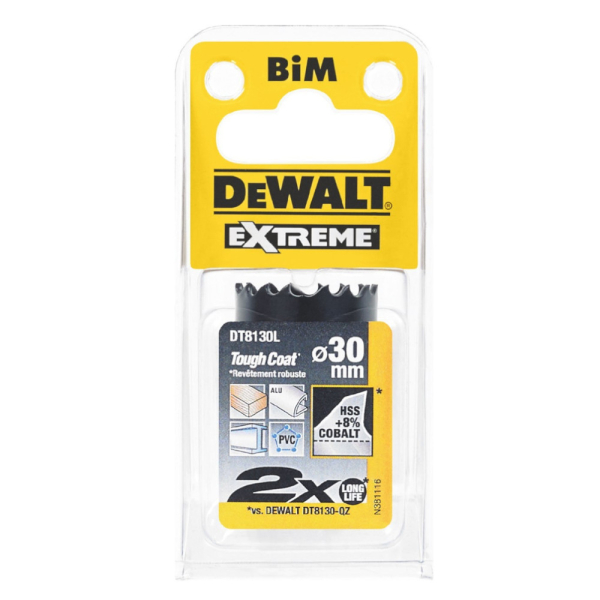 Цифенбор с карбидным покрытием DEWALT DT 8130 L 30*37 мм