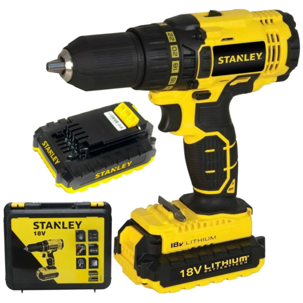 Дрель аккумуляторная STANLEY SCD 201 D2K