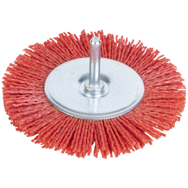 Щетка ELITECH плоская со шпилькой для дрели 100 мм   1820.155600