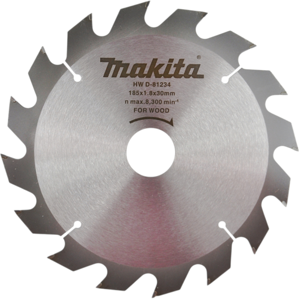 Диск п/п Makita 185*30/20*1.8/1.2*16T   (D-81234)