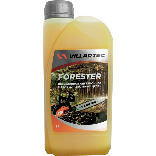 Масло адгезионное VILLARTEC FORESTER всесезонное для цепи 1 л