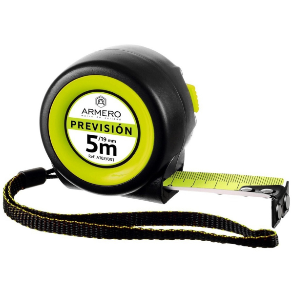 Рулетка ARMERO с автоблокировкой 5м*19мм     A102/051