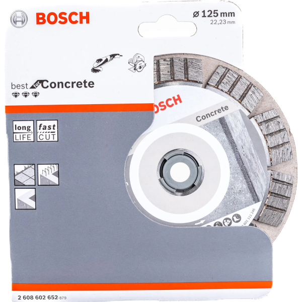 Диск алмазный BOSCH Best for Concrete 125*22.2 сегмент   2.608.602.652