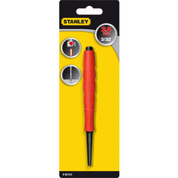 Добойник STANLEY DYNAGRIP NAIL SET 2,4х125мм     0-58-913