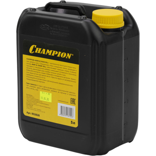 Масло CHAMPION для смазки цепи и шины 5 л     952828