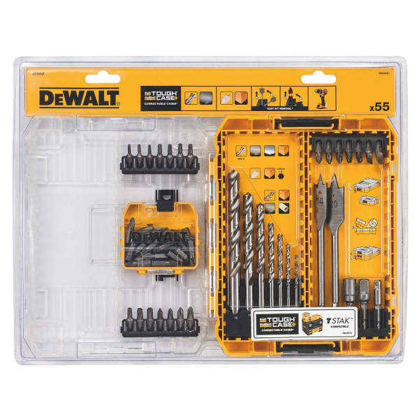Набор насадок и сверл DEWALT DT 70757 из 56 штук