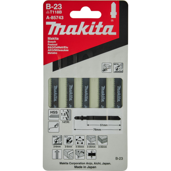 Пилочки Makita B23     A-85743