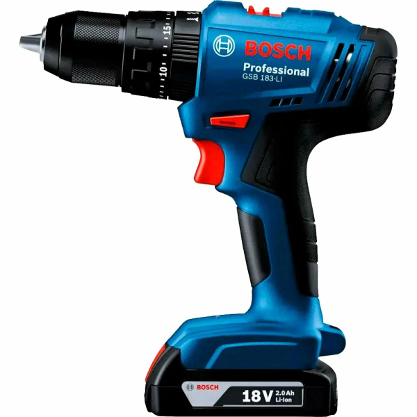 Дрель аккумуляторная BOSCH GSR 180-Li     0.601.9F8.123