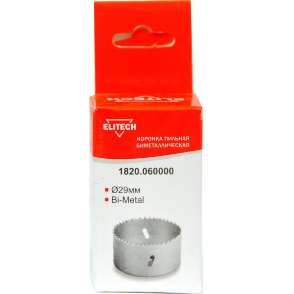 Цифенбор биметаллический ELITECH 29 мм