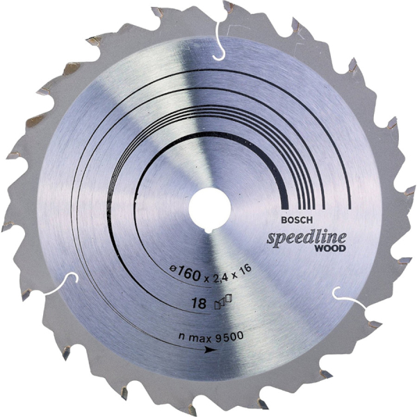 Диск п/п BOSCH 160*16*18 Speedline Wood     2.608.640.785