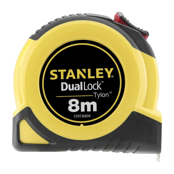 Рулетка STANLEY TYLON DUAL LOCK измерительная 8м*25мм     STHT36804-0