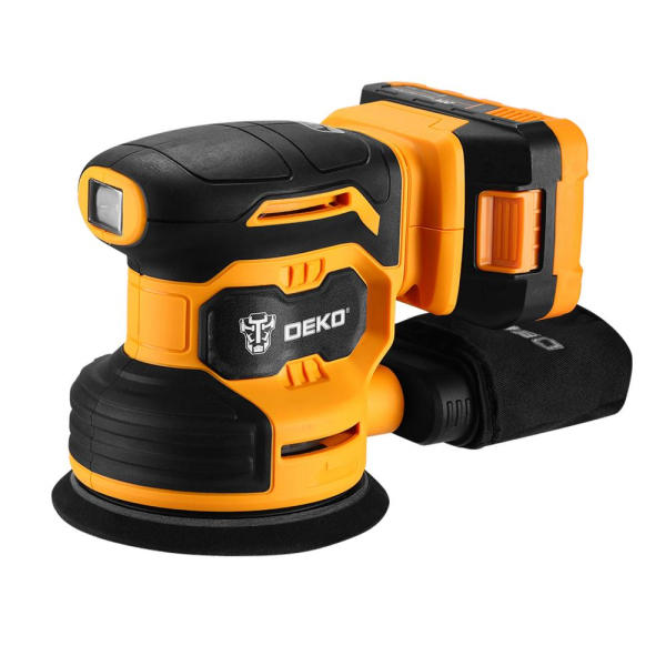 ОШМ аккумуляторная DEKO DKCG20-125 20V,1х2Ач   063-4022