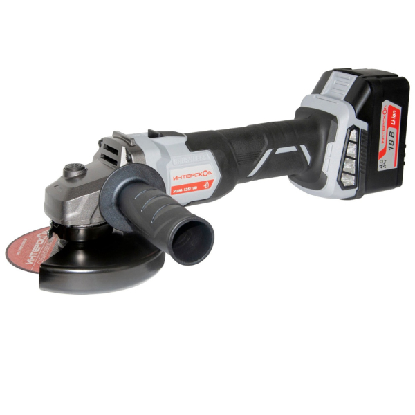 УШМ аккумуляторная Интерскол УШМ-125/18В