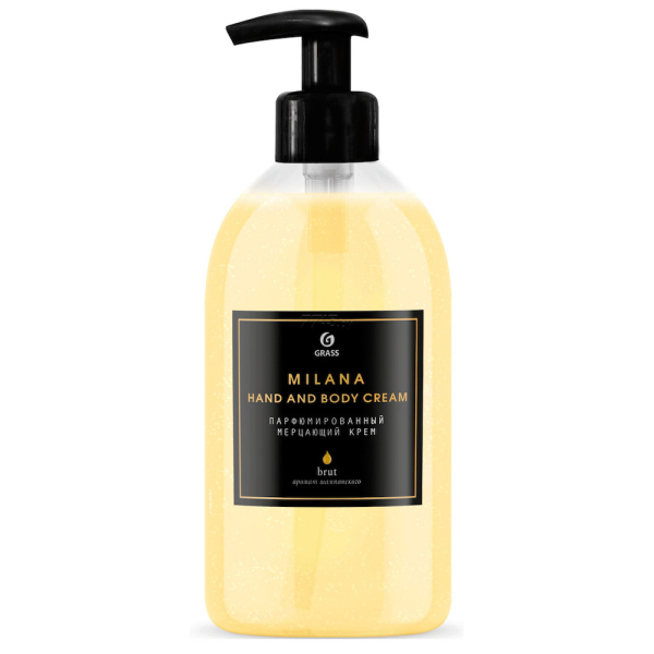 Крем парфюмированный мерцающий GRASS "Milana" Cream Brut 300мл   145002