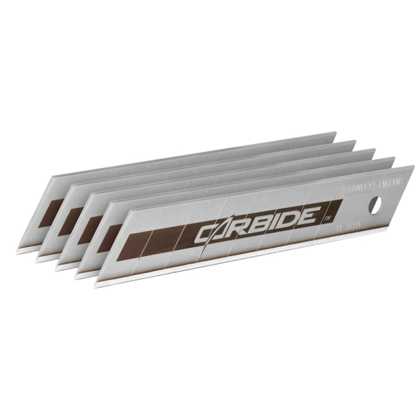 Лезвие STANLEY CARBIDE 18мм (уп. 5 шт.)   STHT0-11818