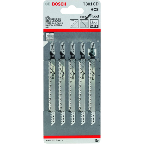 Пилочки BOSCH  T 301  CD     2.608.637.590