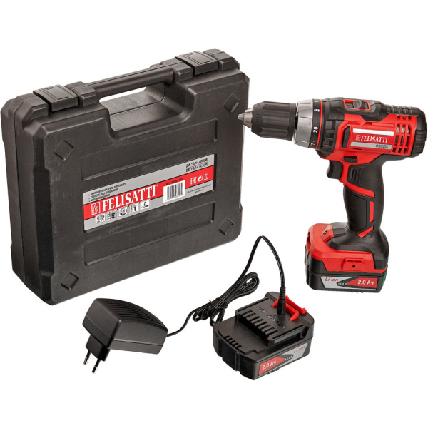 Дрель аккумуляторная FELISATTI ДА-10/14.4Л3(М)