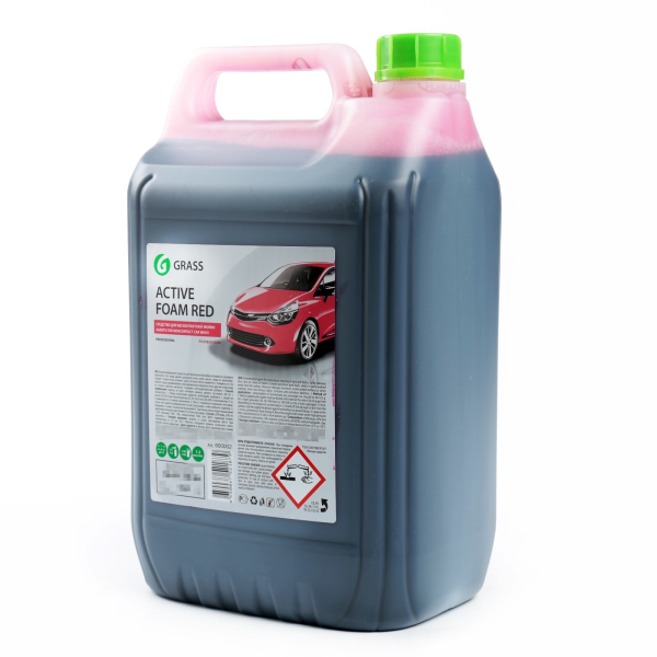 Моющее средство для бесконтактной мойки GRASS "Active Foam RED" 6кг