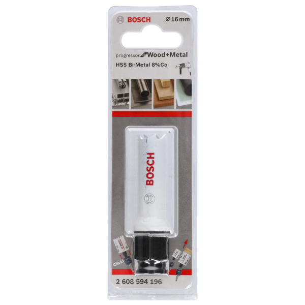 Коронка  BOSCH BiM Progressor 16 мм     2.608.594.196