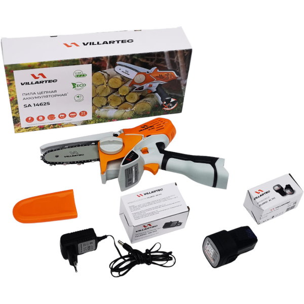 Пила цепная VILLARTEC  SA1462S SET аккумуляторная