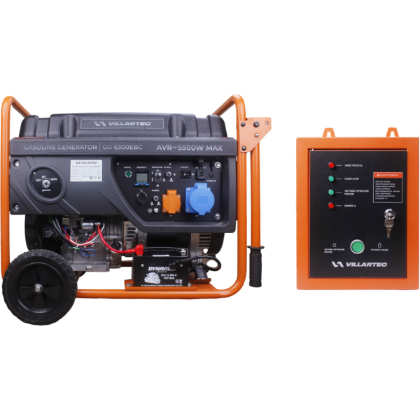 Электростанция VILLARTEC GG6300ЕВС бензиновая и блок автоматики