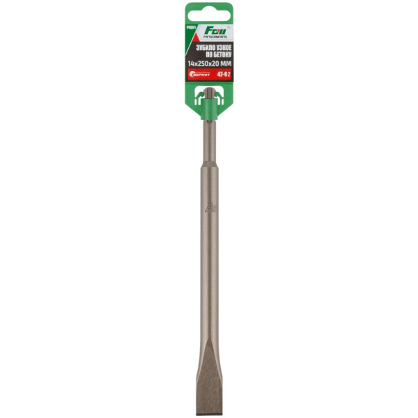 Зубило Cutop SDS+ 14*250*20 узкое по бетону   47-02