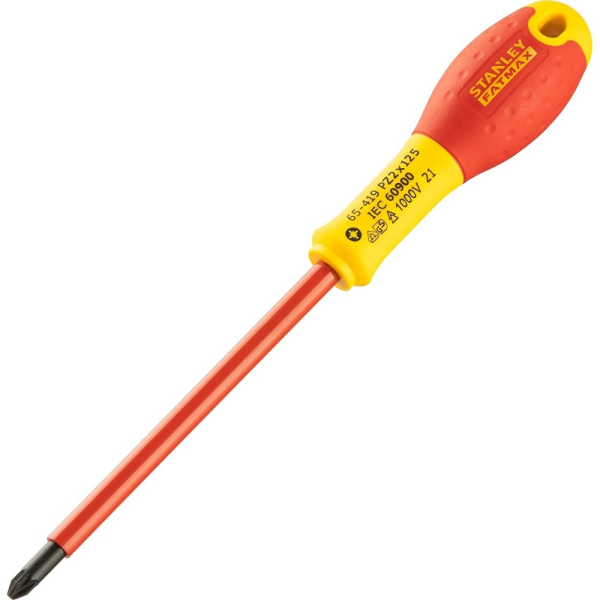Отвертка электрика STANLEY FATMAX 1000B шлиц Pozidriv 2x125мм     0-65-419