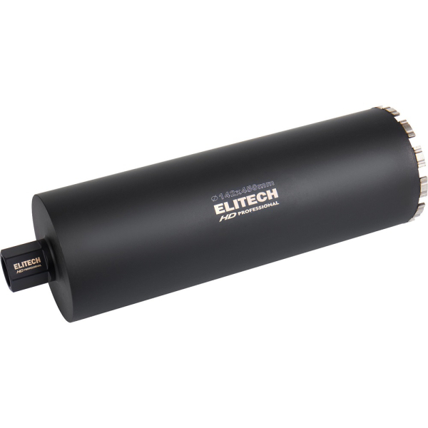 Коронка алмазная ELITECH 142*450 1/4" с охлаждением   1110.012300