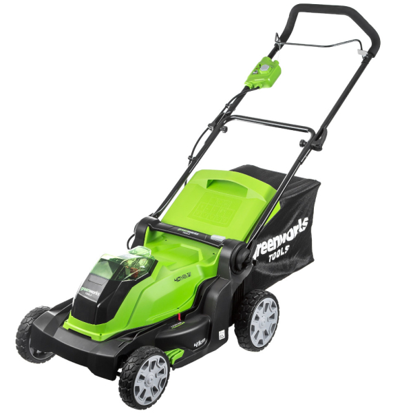 Газонокосилка GREENWORKS G40LM41 40 V колесная  с  АКБ 4 А*ч и ЗУ   2504707VB