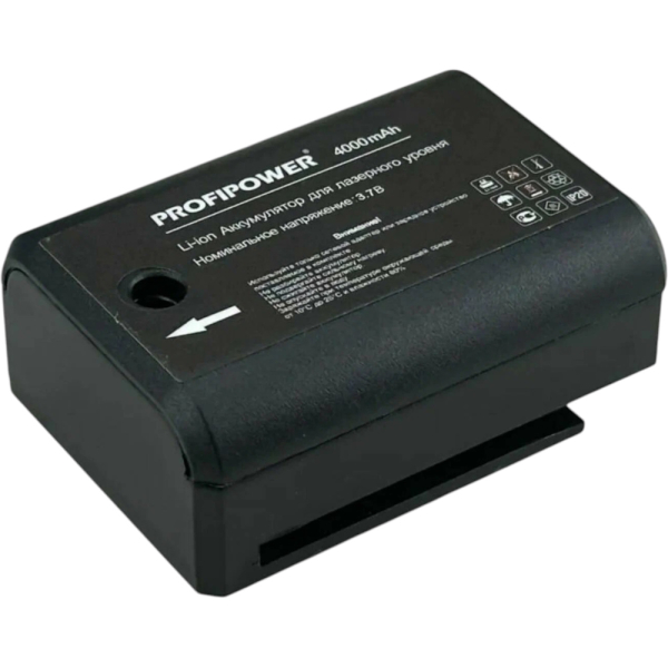 Аккумулятор для лазерного уровня PROFIPOWER 3.7В, 4000mAh, Li-ion   X0015