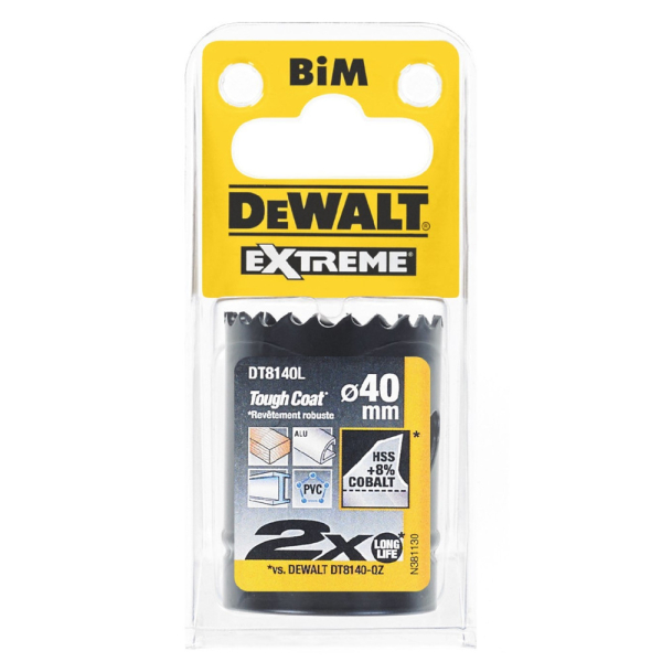 Цифенбор с карбидным покрытием DEWALT DT 8140 L 40*37 мм