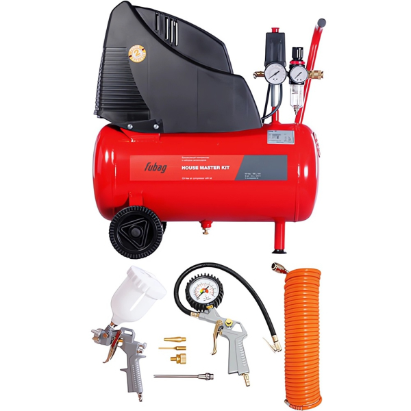 Компрессор Fubag House Master Kit + 5 (OL 195/24 + 5 предметов)